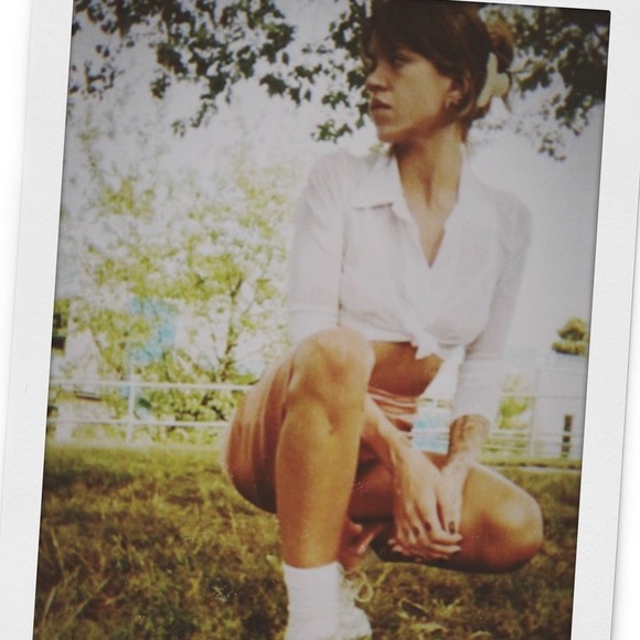 Sheer Button up top - Picture 1 of 2